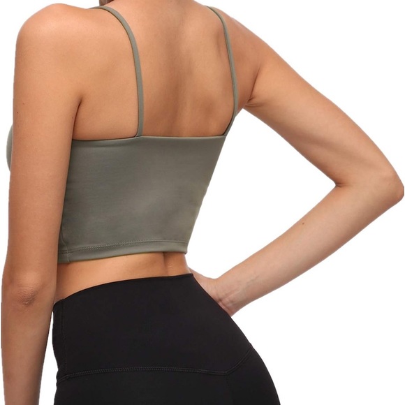 Lemedy Women Padded Sports Bra Fitness Workout Running Shirts Yoga Tank Top - Picture 3 of 7